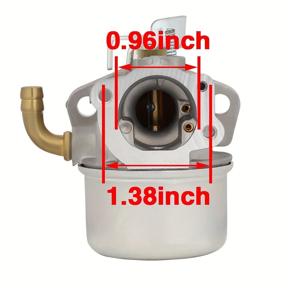 1set 798653 Carburetor Replacement For Briggs & Stratton Engines, Fits Models 110402, 110417, 110432, 120202, 120212, High-Performance With Mounting Gaskets & Fuel Tube, Size 0.96-inch By 1.38-inch