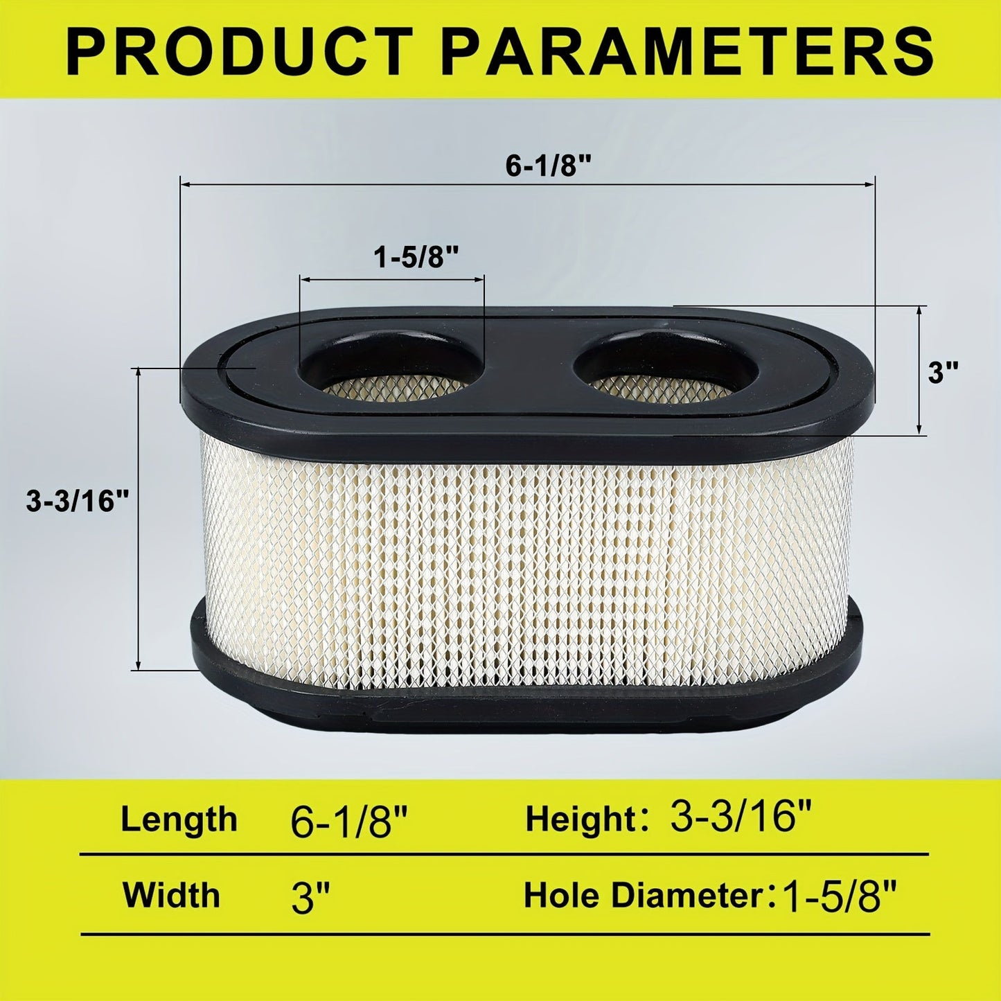 127-9252 136-7806 SS5000 Air Filter For Toro Timecutter 42 Inch 50 Inch Riding Mower SW5000 SW4200 SS4250 Parts 74731 74726 74723 74741 74657 74661 74667 74675 74680 Lawn Mowers