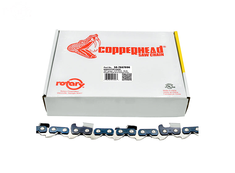 7667096 Rotary 3/4 Pitch Harvester Chipper Saw Chain