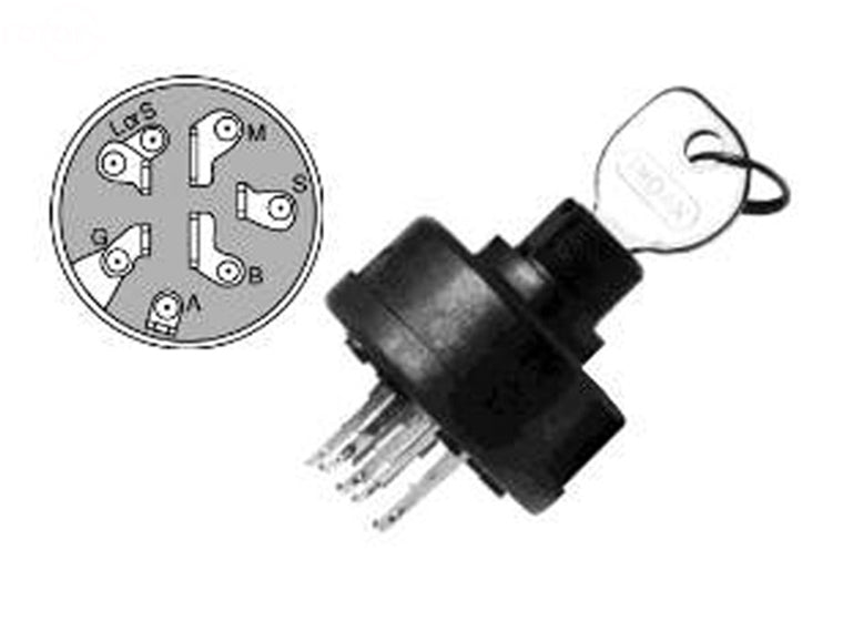 Rotary 7804 52420008 Fits Wright Ignition Switch
