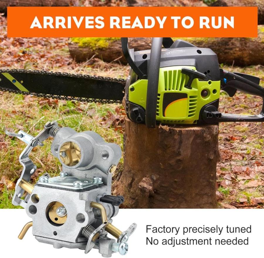 C1M-W26C P3314 Carburetor Kit for Poulan Pro PP4218 PP4018 PP3816 PPB3416 PP3516 PP3416 42cc Chainsaw 545070601 530035590 W 530057925 AirFilter