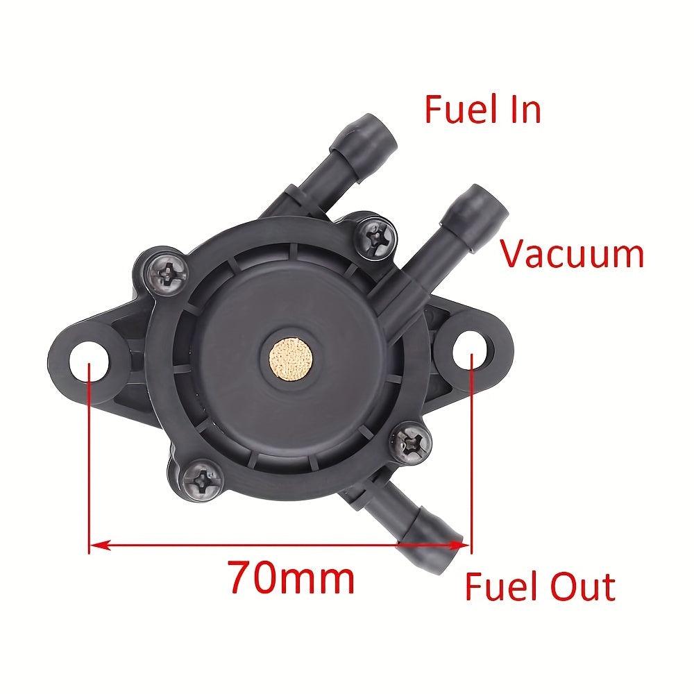 Premium Hipa Fuel Pump Replacement - Precision Engineering for Briggs & Stratton & Toro Tractors - 70mm, Vacuum Port Included - Ensures Smooth Performance and Easy Installation - Fits AA0101, 124335, 311707, 74501, 74571, 74590, 74591, 74592, 74704 Models