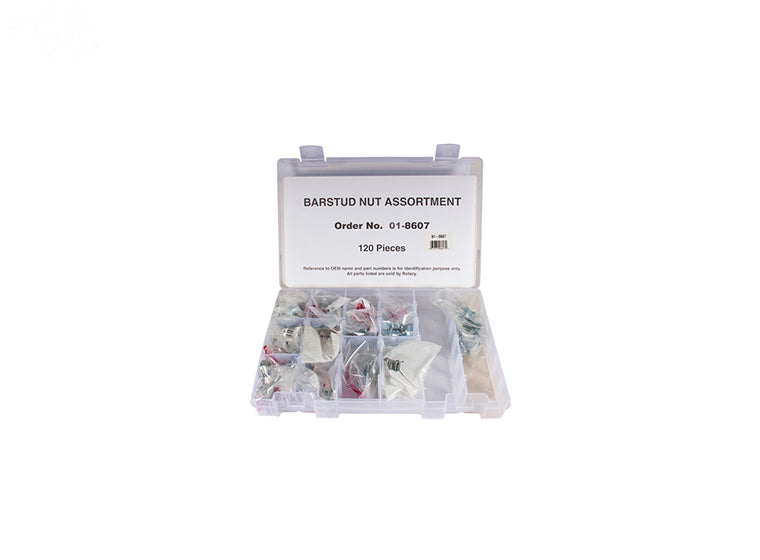 8607 Rotary Bar Stud Nut Assortment