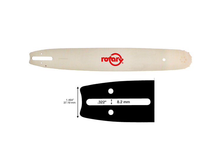 Rotary 9422318 180SLGK041 Fits Oregon 18" .325 .050 Pro-Sumer Bar