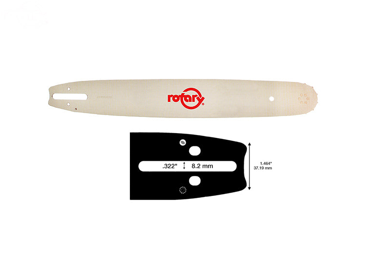 Rotary 9522320 200SLBK095 Fits Oregon 20" .325 .050 Pro-Sumer Bar