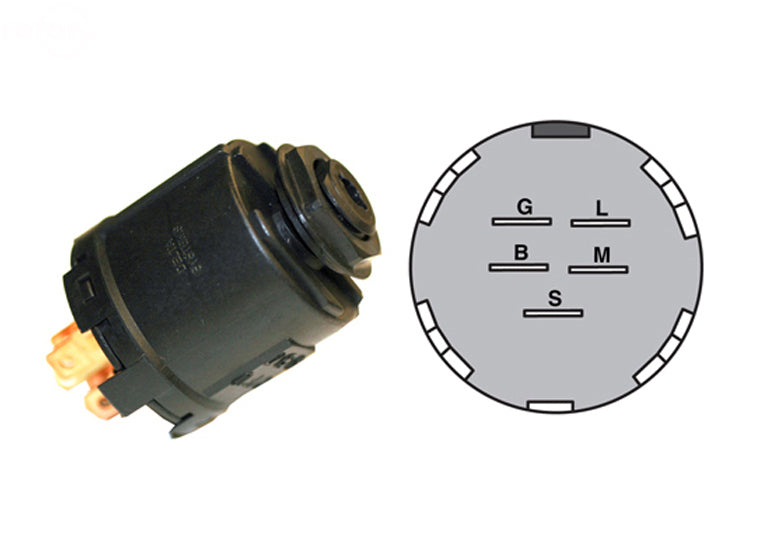 Rotary 9654 1718306 Fits Simplicity Ignition Switch Multi Application