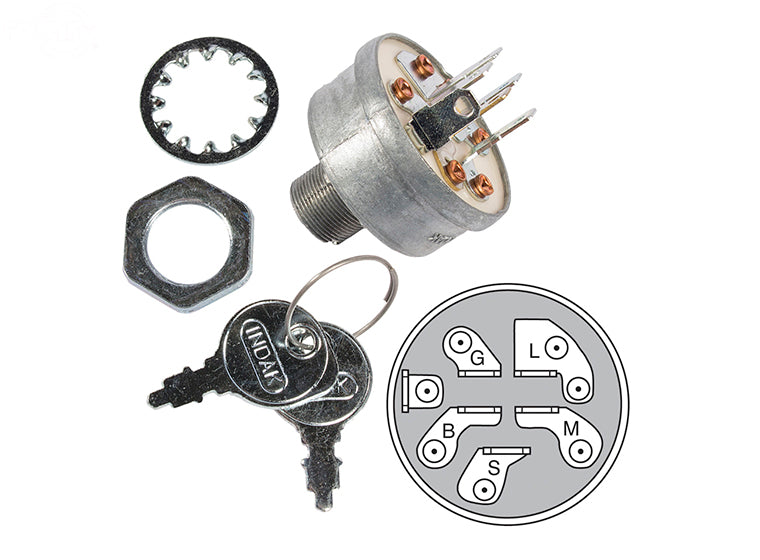 Rotary 9853 1686734SM Fits Simplicity Ignition Switch