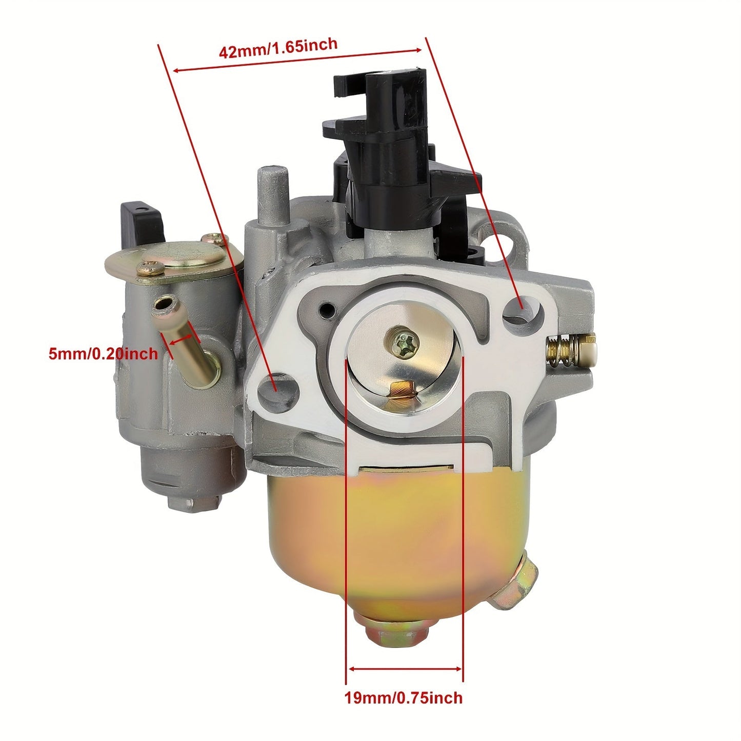 16100-Z4V-921 Carburetor Kit for Honda GX160RT1 GX160T1 GX160UT1 WMP20X GX200RT2 Engine