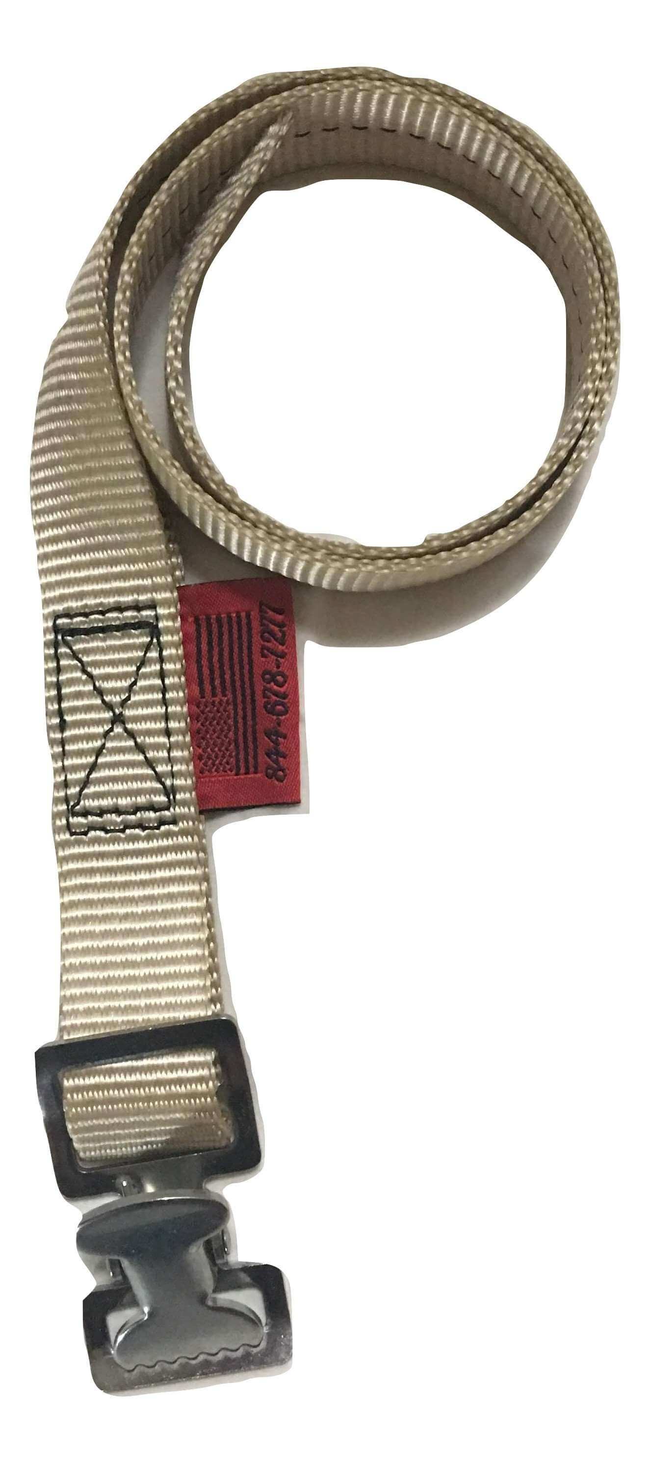 1" x 30 inch Stainless Steel Alligator Spring Clip Tourniquet Wrap Strap | COLOR OPTIONS