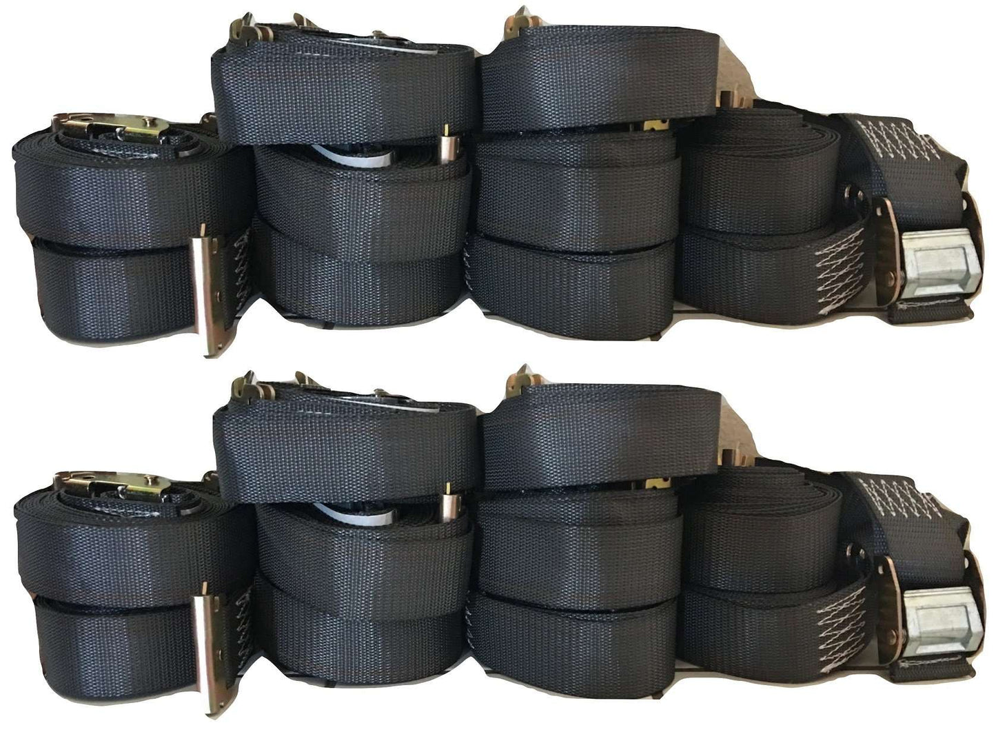 2" x 16 Ft Interior Van Cam Buckle Strap w/ Spring E Fittings | 20 PACK