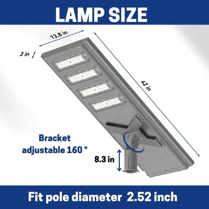 100 W 150 W 200 W Commercial solar street light-Stay on