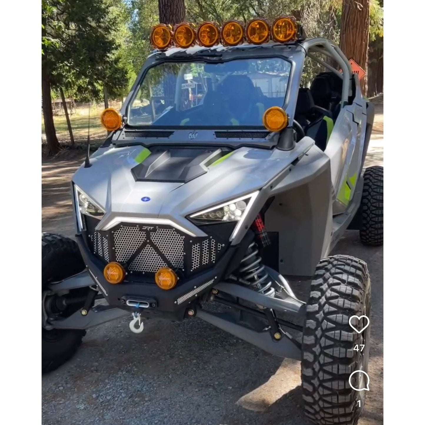 2020-2024 Polaris PRO XP/Turbo R/ Pro R 2 Full Glass Windshield - Two Vent