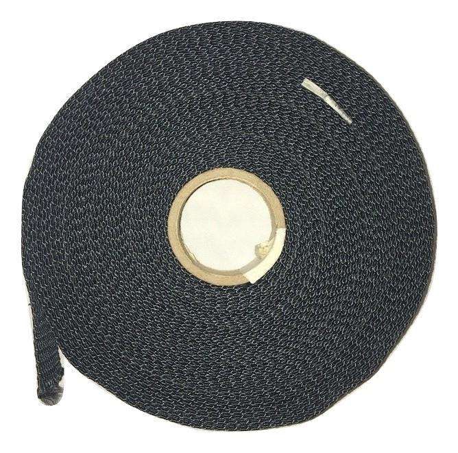 1" Black Aramid Fiber Webbing - PRICE PER FT| BLACK