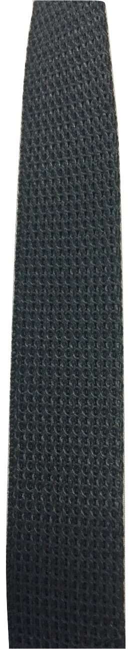 1" Black Aramid Fiber Webbing - PRICE PER FT| BLACK