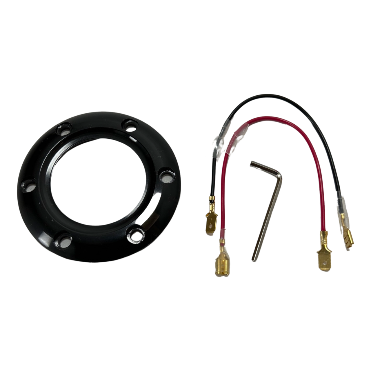Quadro Flat Suede Steering Wheel + Hub Adapter Kit For Toyota Corolla, Hilux Pickup