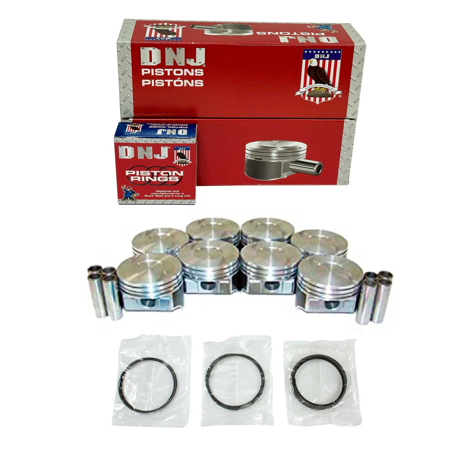 Piston and Ring Kit 1984-1990 Chevrolet 7.4L