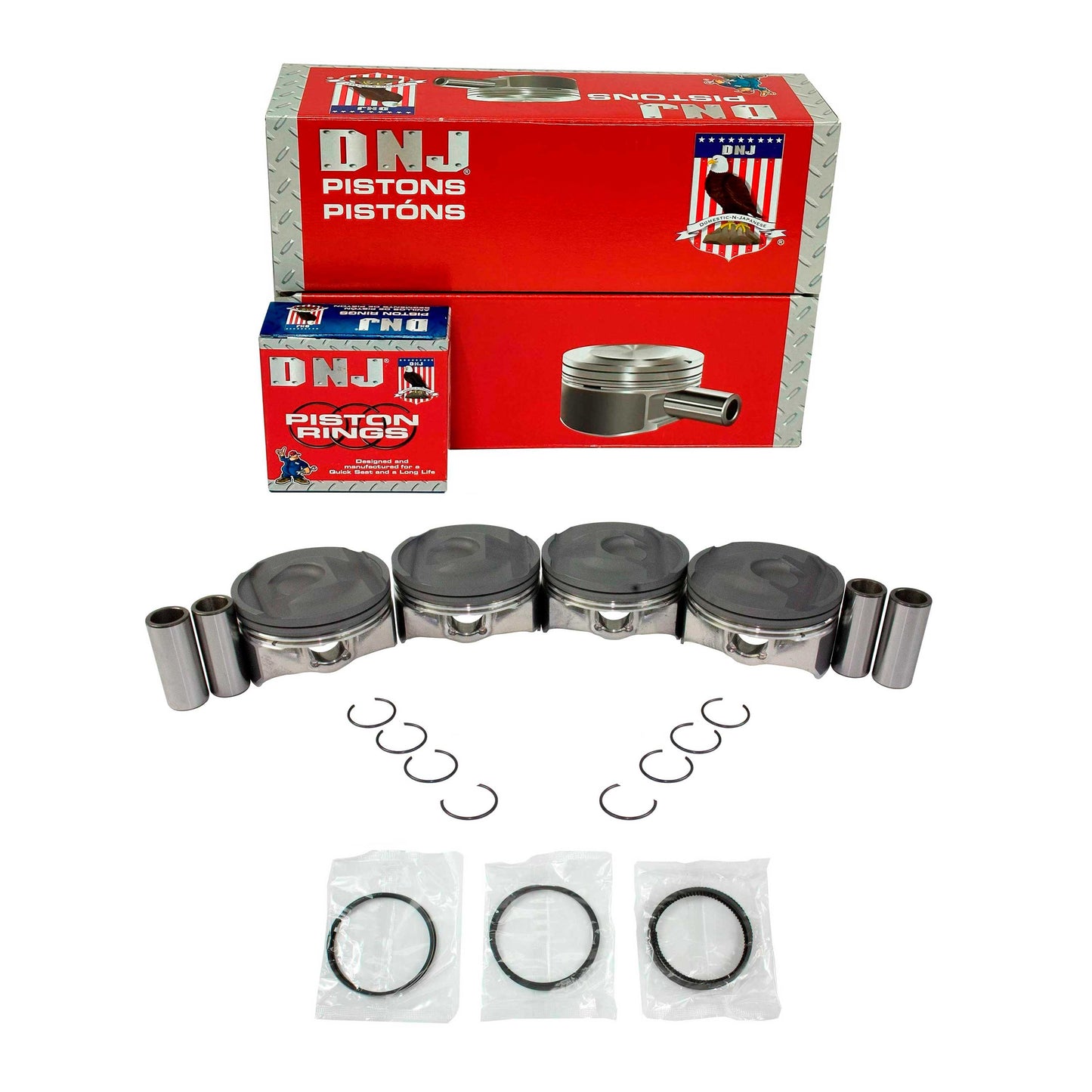 Piston and Ring Set 2013-2017 Buick, Cadillac, Chevrolet, GMC 2.5L