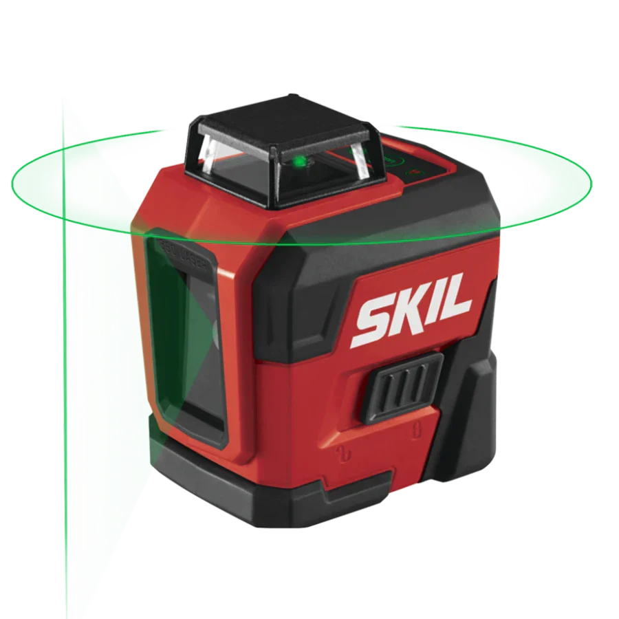 SKIL LL9322G-01 Self-leveling 360 Degree Green Cross Line Laser w/ Tripod