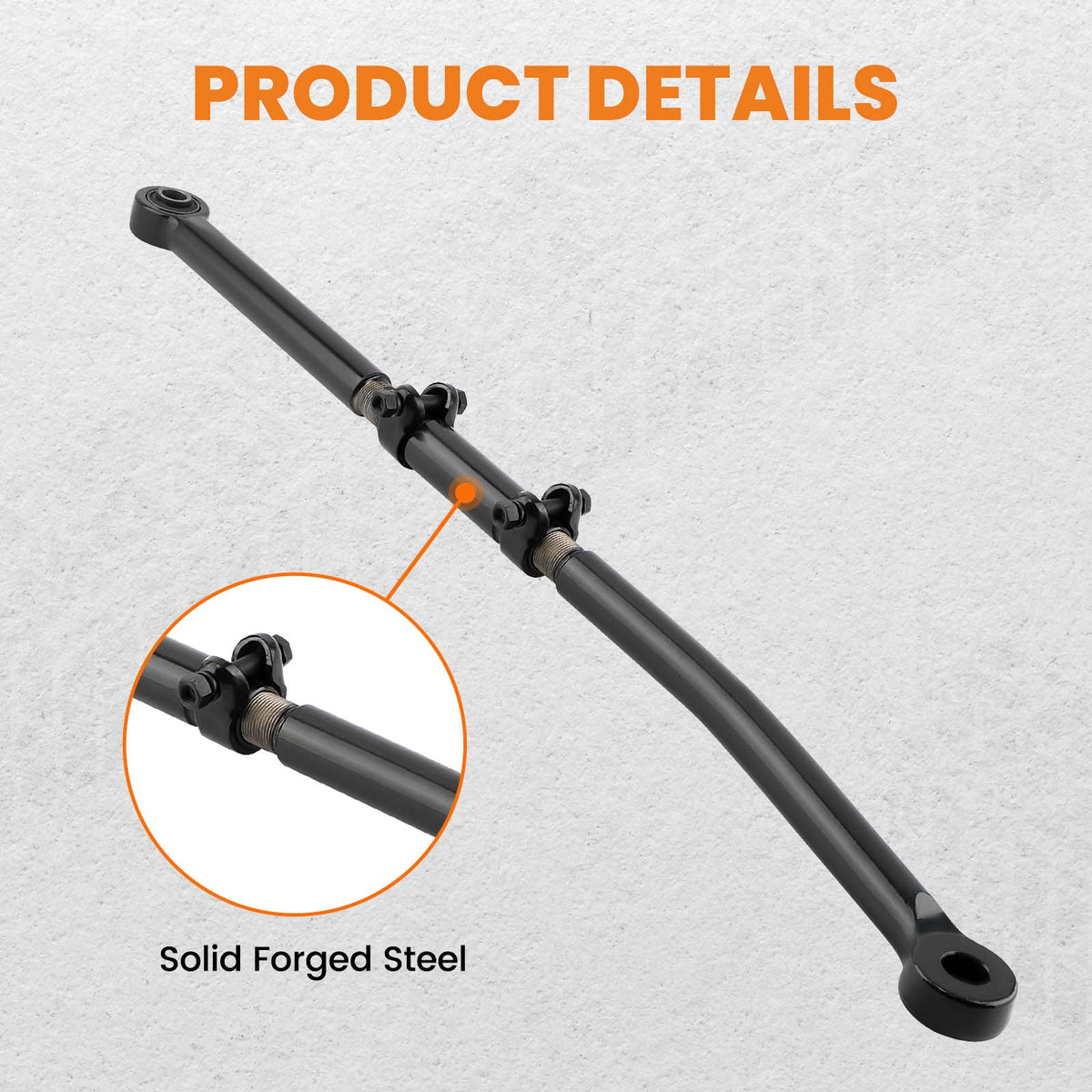 Front Adjustable Track Bar 0-8 Lift compatible For Ford F250 F350 2005-2016 4X4 4WD