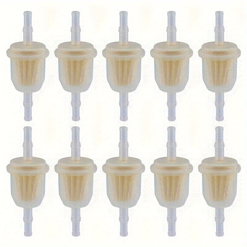 10pcs 6MM x 8MM 1/4" 5/16" 25 050 22-S Inline Fuel Gas Filter For Lawn Mower Small Engine