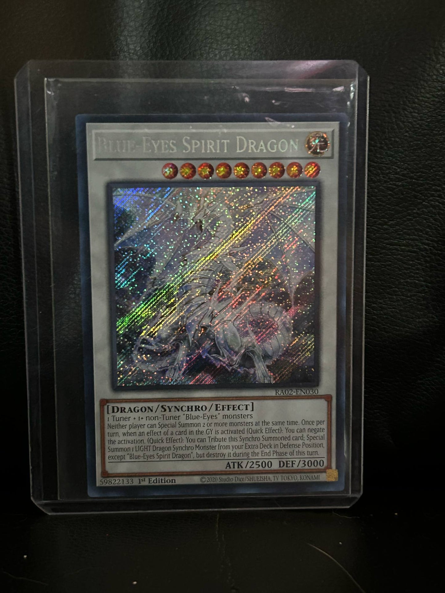 Blue-Eyes Spirit Dragon - RA02-EN030 - Secret Rare - 1st Edition 25th Anniversary Rarity Collection II Yu-Gi-Oh