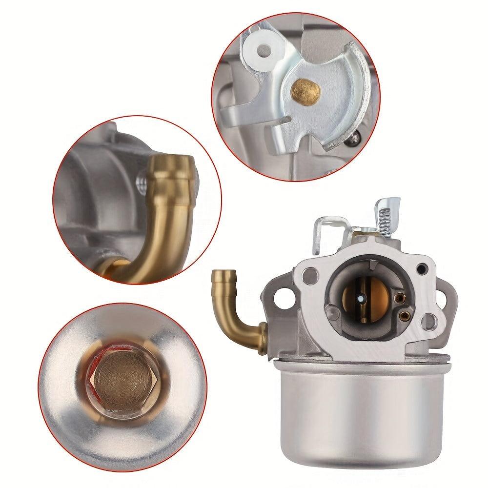 1set 798653 Carburetor Replacement For Briggs & Stratton Engines, Fits Models 110402, 110417, 110432, 120202, 120212, High-Performance With Mounting Gaskets & Fuel Tube, Size 0.96-inch By 1.38-inch