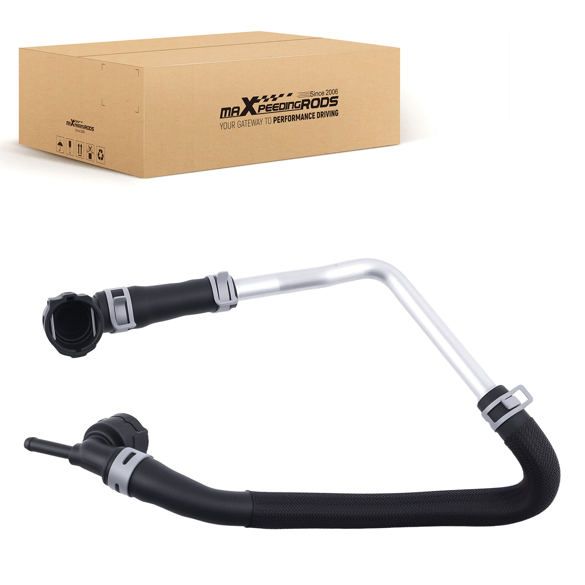 HVAC Heater Hose Kit compatible for Jeep Wrangler 2.0L 2018 2019 2020 2021 68280784A Rubber