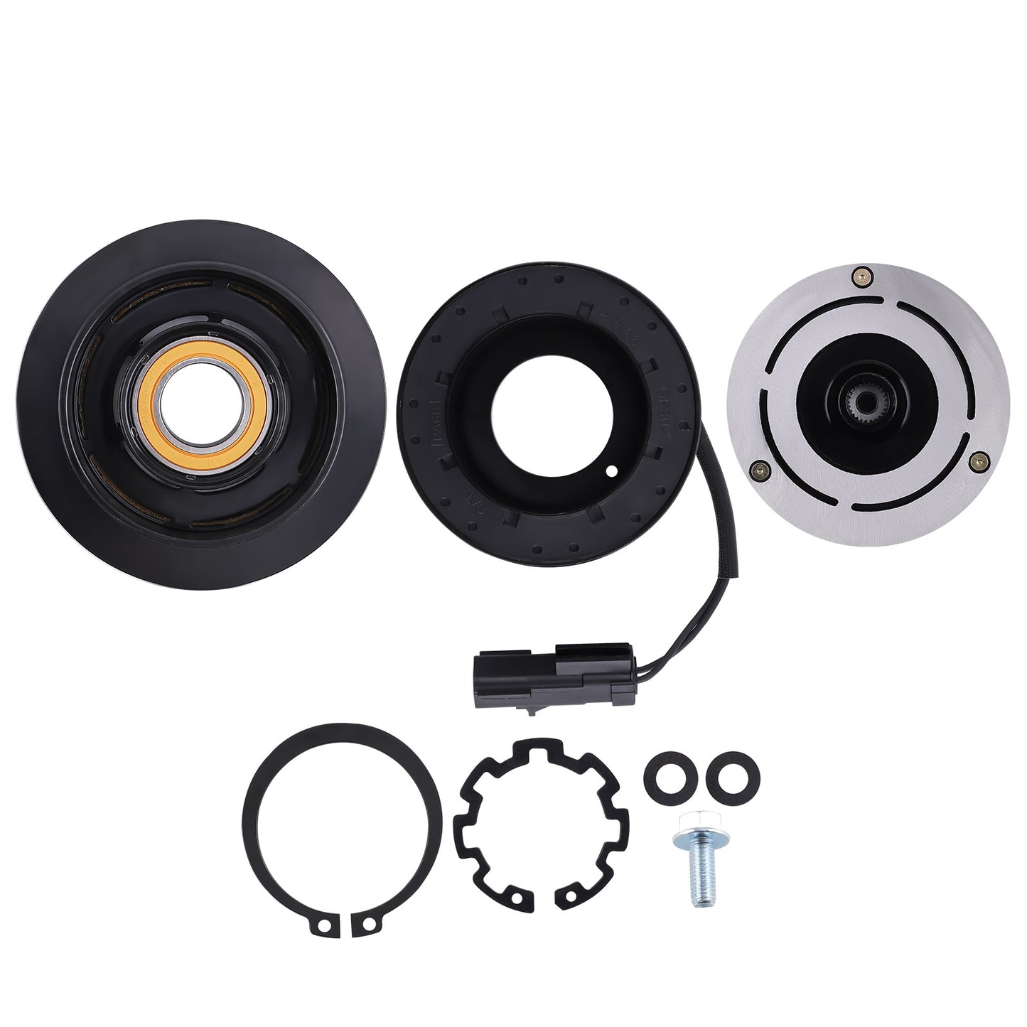 High Quality A/C Compressor Clutch Kit compatible For Dodge Dakota 3.7L4.7L2004 - 2007