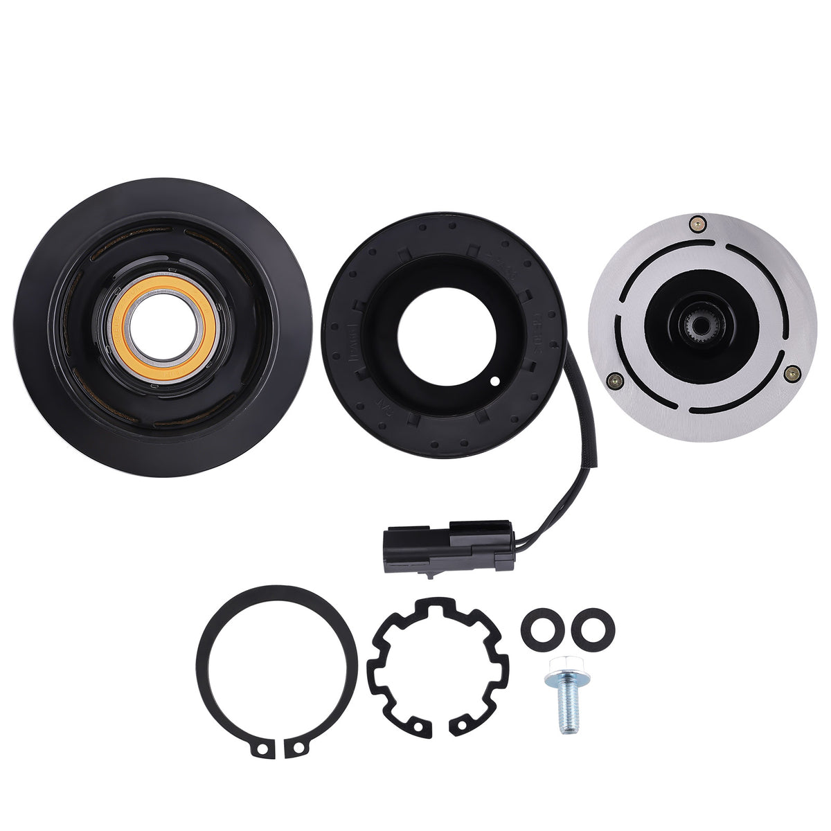 High Quality A/C Compressor Clutch Kit compatible For Dodge Dakota 3.7L4.7L2004 - 2007