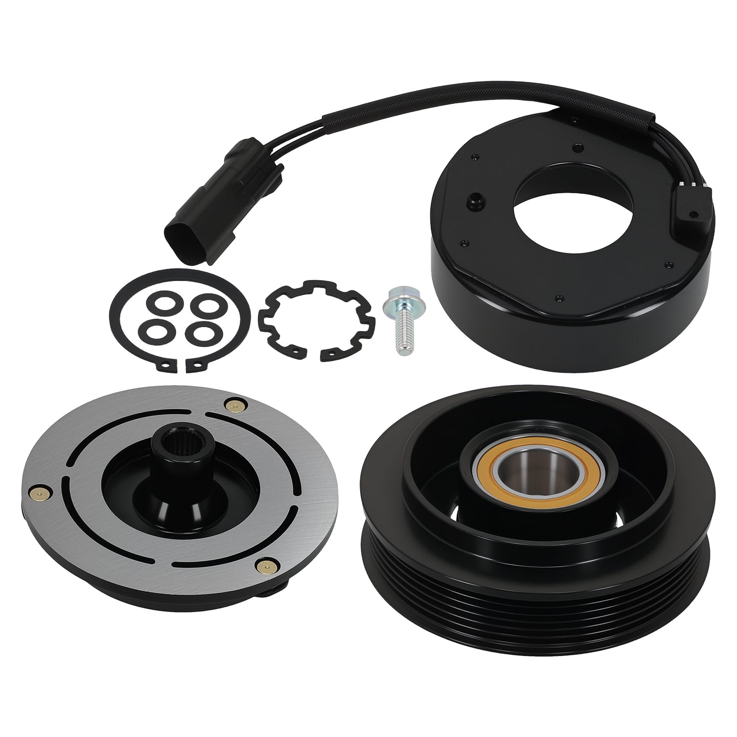 Compatible For AC Compressor Clutch Kit compatible For Dodge CaravanGrand Caravan 2001-2007 5005441AH
