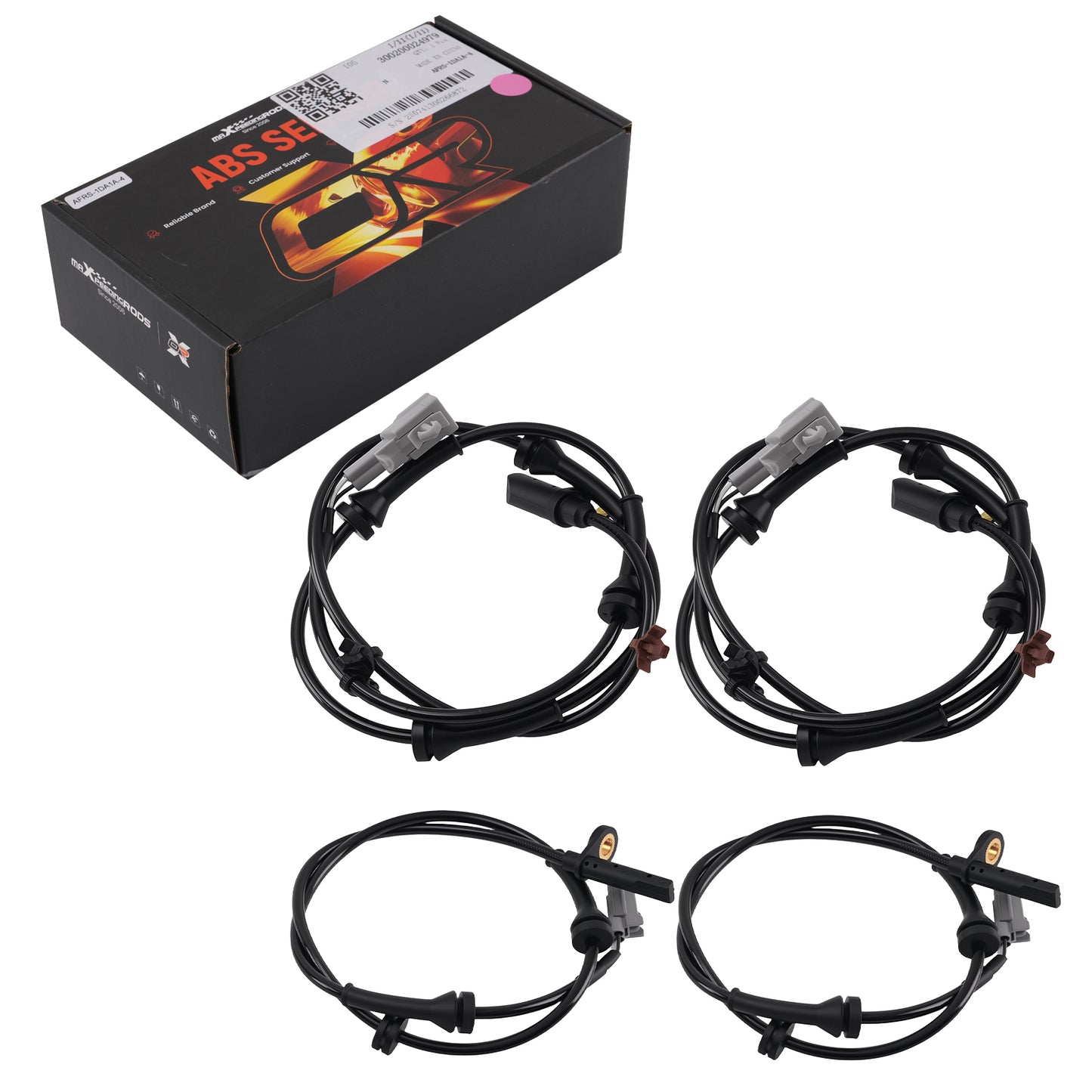 ABS Wheel Speed Sensor Front Rear compatible For Nissan Rogue 08-13 X-Trail 08-12 2.5L 4WD