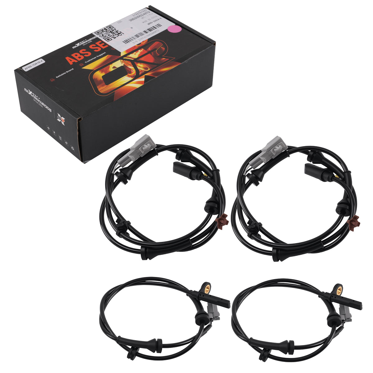 ABS Wheel Speed Sensor Front Rear compatible For Nissan Rogue 08-13 X-Trail 08-12 2.5L 4WD