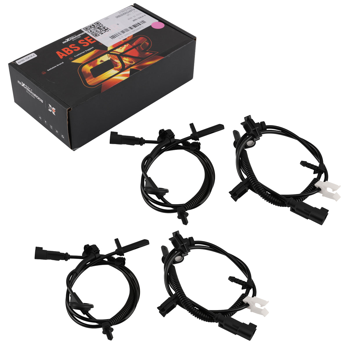 4X Front Rear ABS Wheel Speed Sensor compatible For Chevrolet Traverse compatible For Buick Saturn GMC