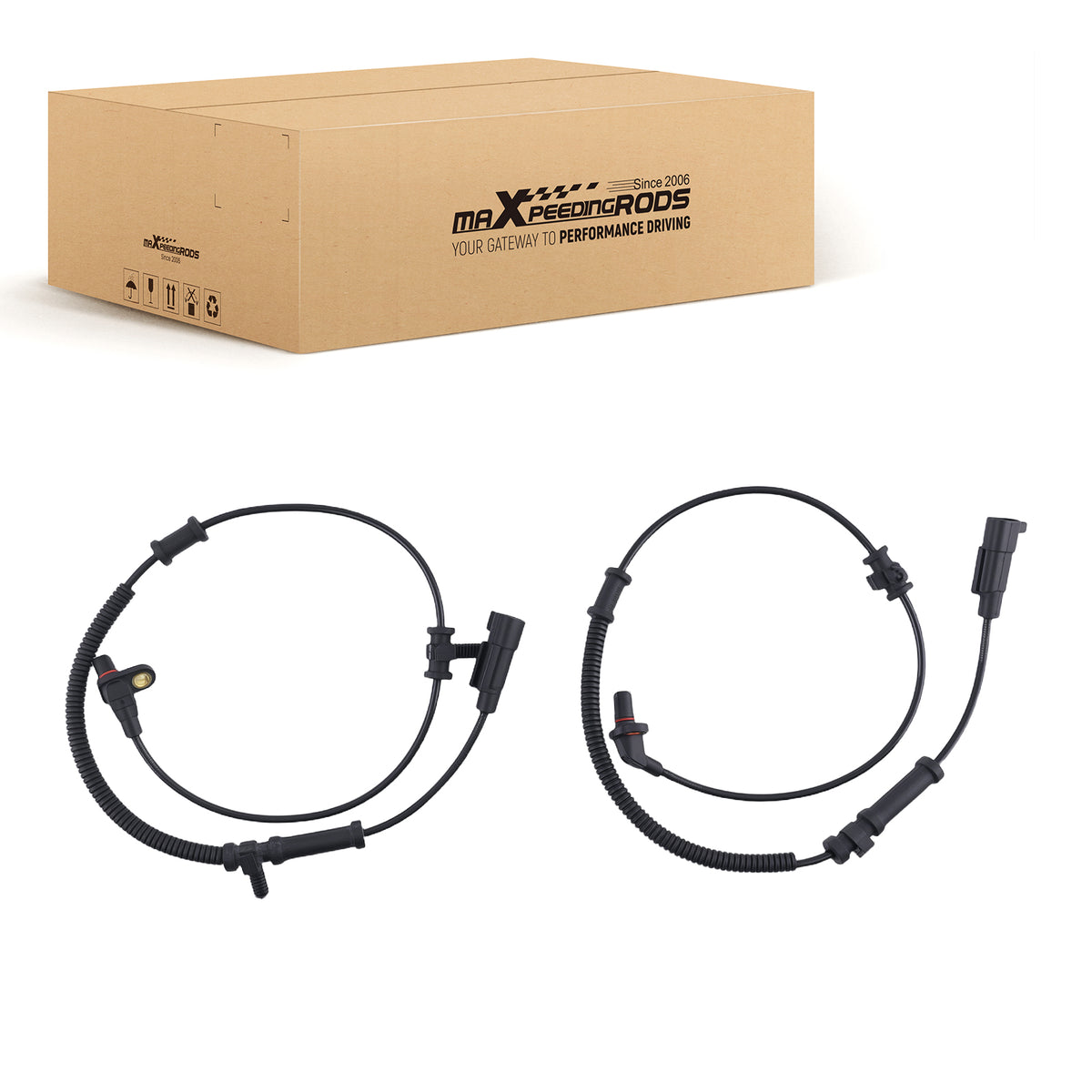 2Pcs ABS Speed Sensor Front Left Right compatible for RAM 1500 2009-2012 5S13330 68060333AA