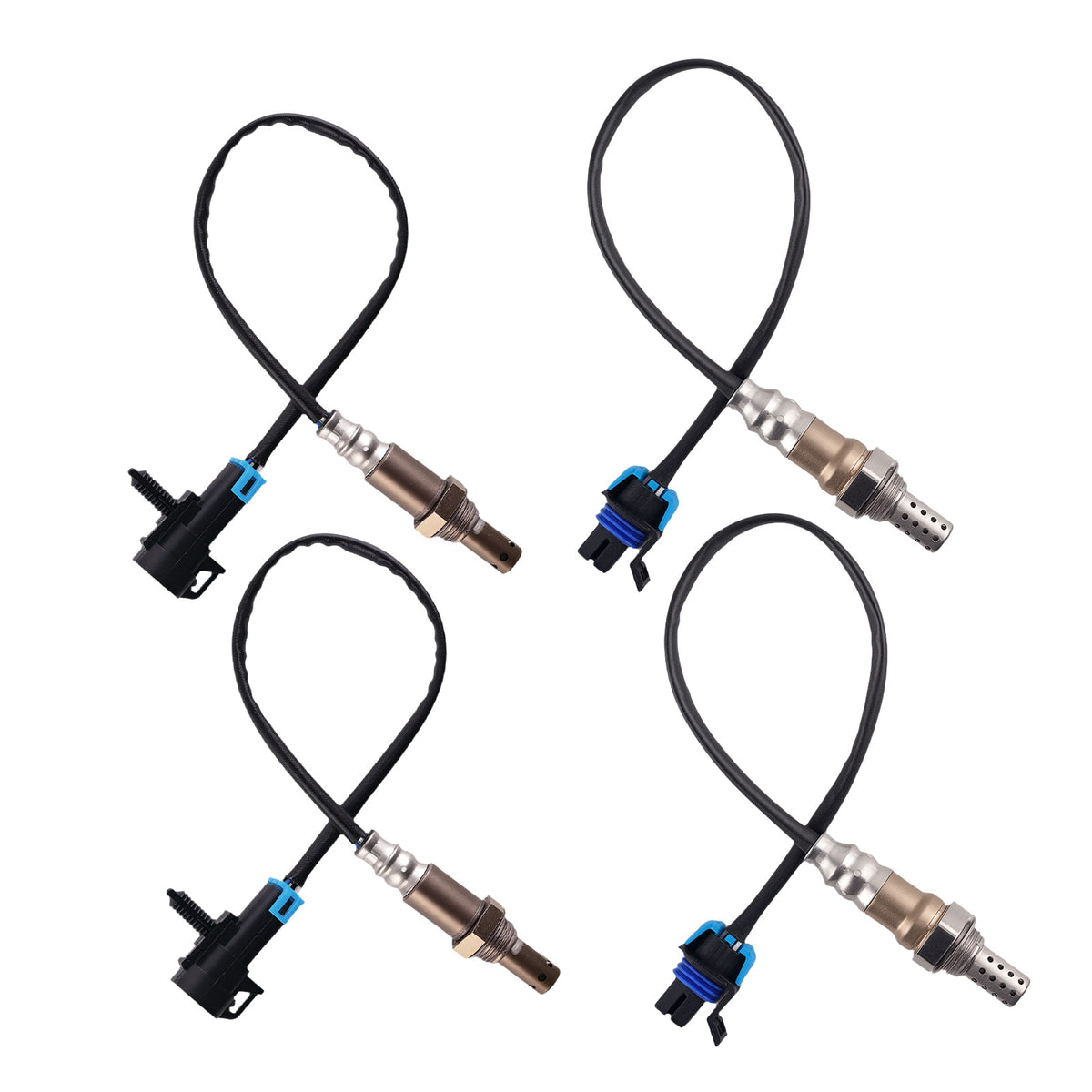 4x Oxygen O2 Sensor UP+Down compatible For Chevrolet Express compatible For GMC Savana1500 2500 3500