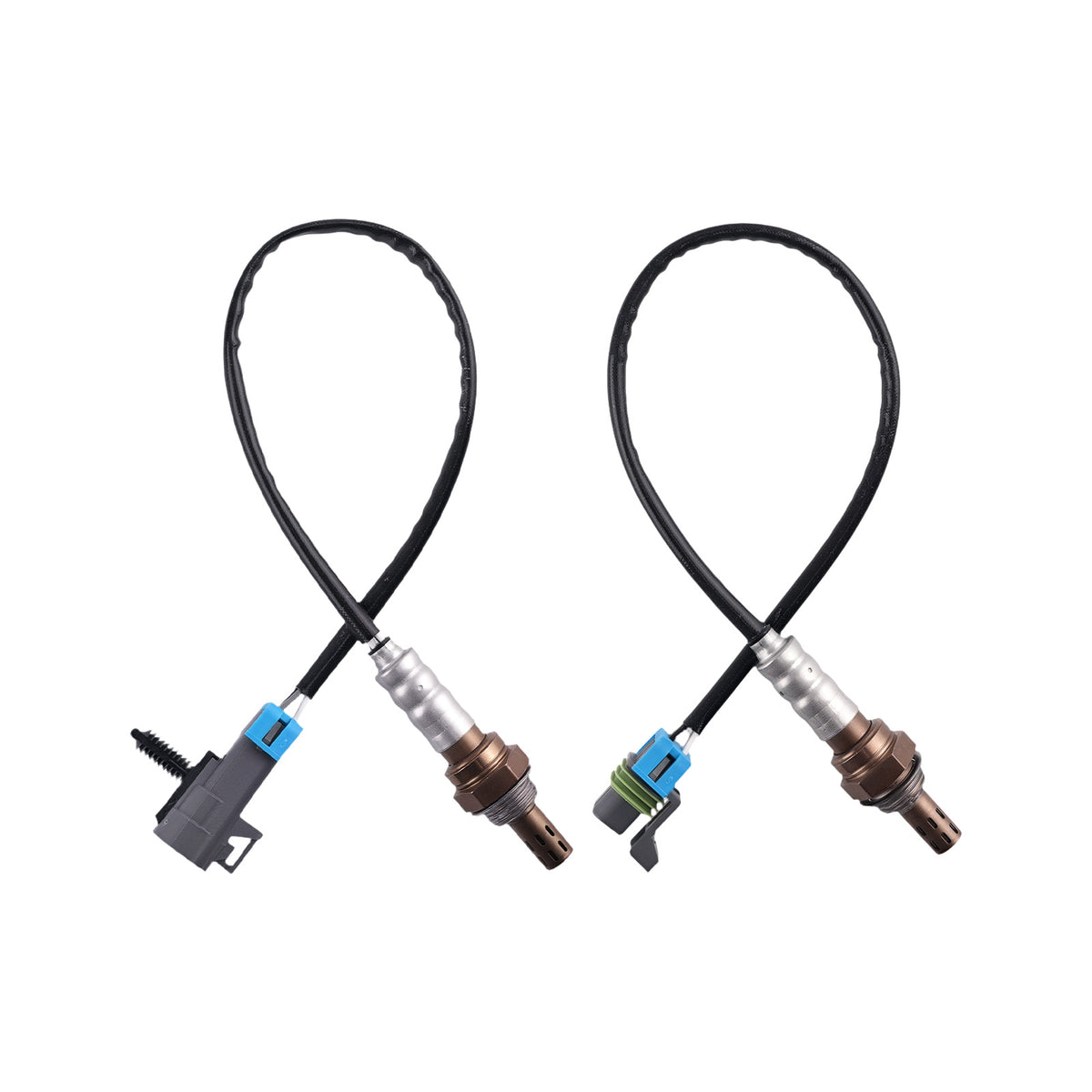 Set of 2 O2 Sensors Up+Down compatible For Isuzu Ascender/Compatible For Saab 9-7X 4.2L L6 07-09 234-4331