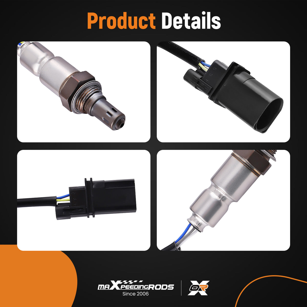 2PCS Oxygen Sensor Upstream Downstream compatible For Fiat 500X 2.4L l4 2016-2018 234-5150