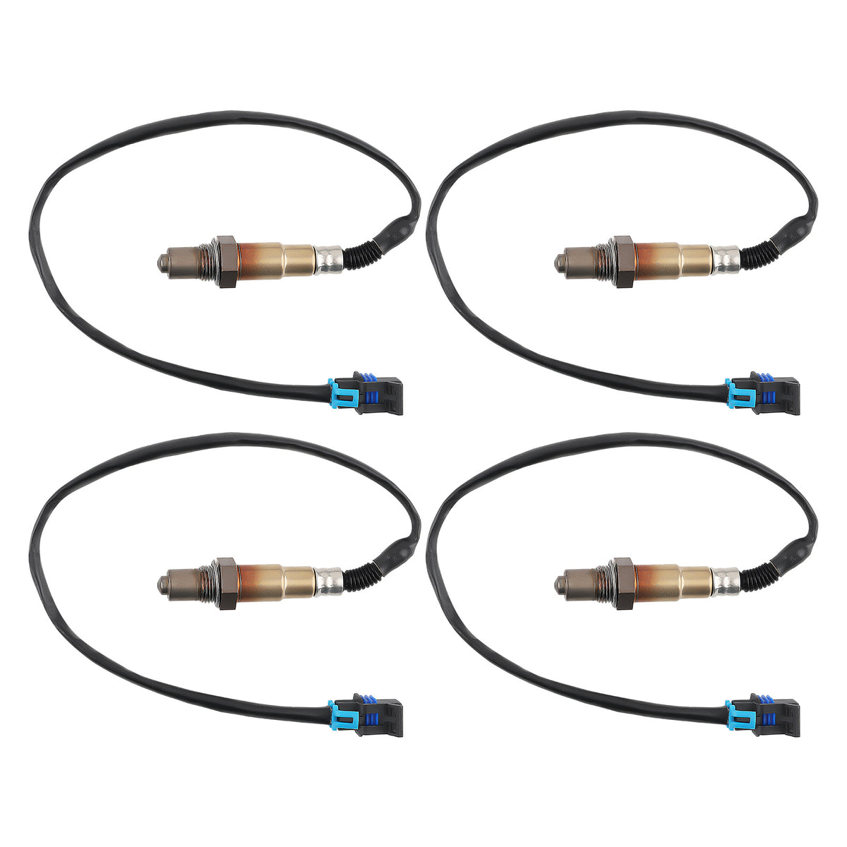 4pcs Up+Down Oxygen Sensor compatible For Cadillac XTS 3.6L V6 2013-2019 234-4566 12634085