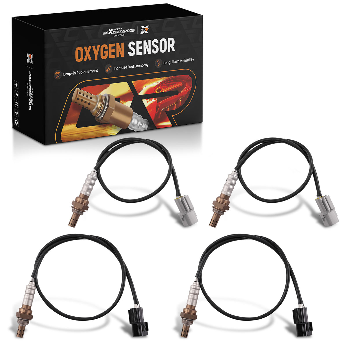 4Pcs Up Down Oxygen O2 Sensor compatible For Mitsubishi Montero Sport 3.0L 3.5L 1999-2004