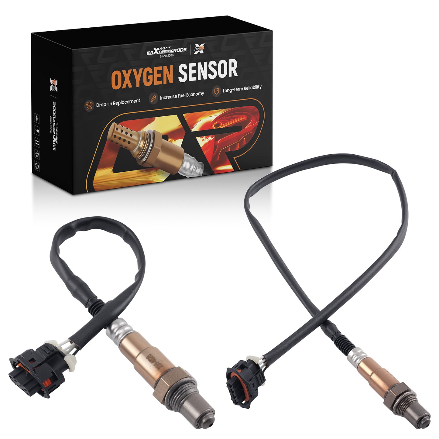 2PCS Oxygen O2 Sensor Up Down compatible For Chevrolet Cruze Sonic 1.8L 2011-2018 234-4919