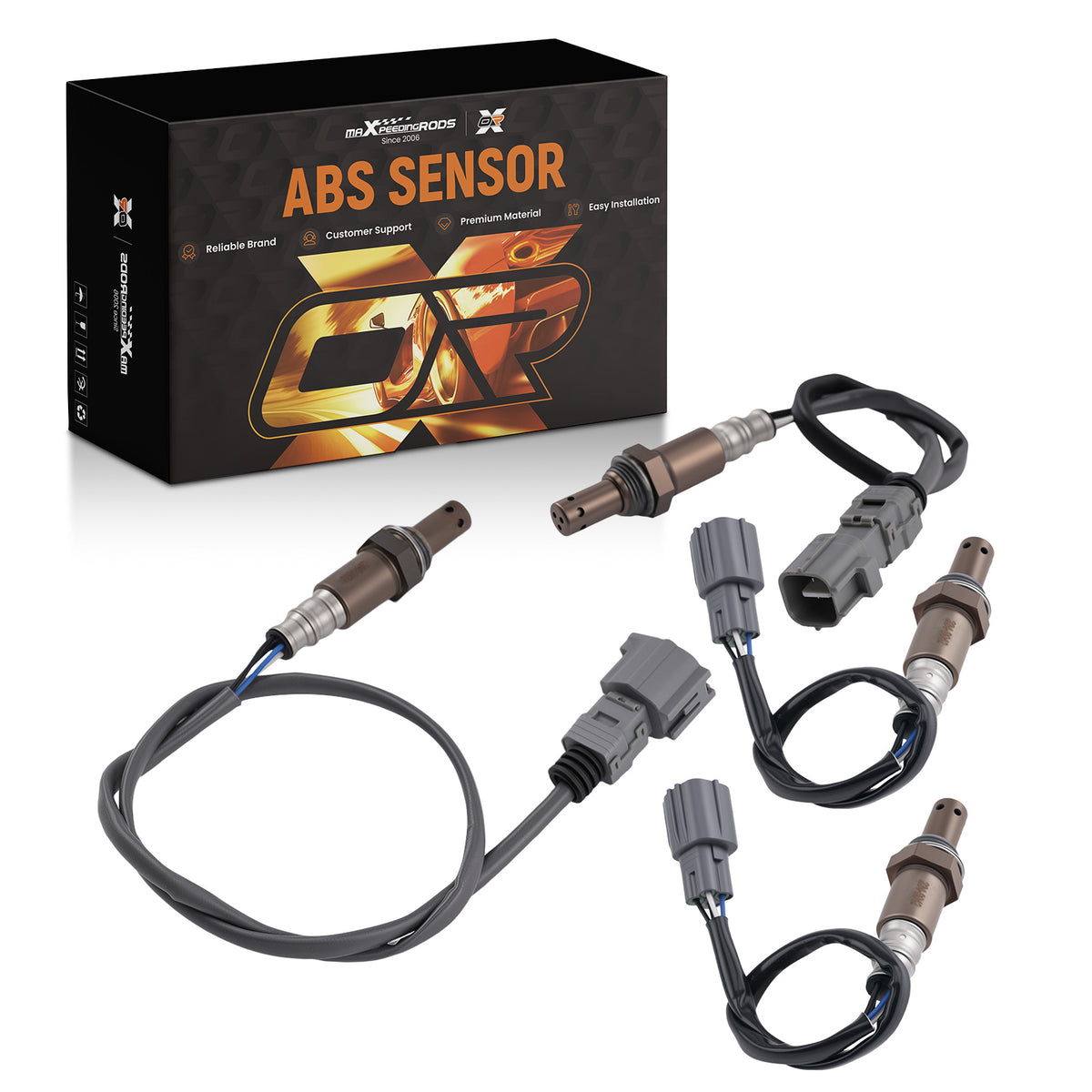 4PCS Upstream & Downstream Oxygen O2 Sensor compatible For Toyota Highlander Lexus RX330