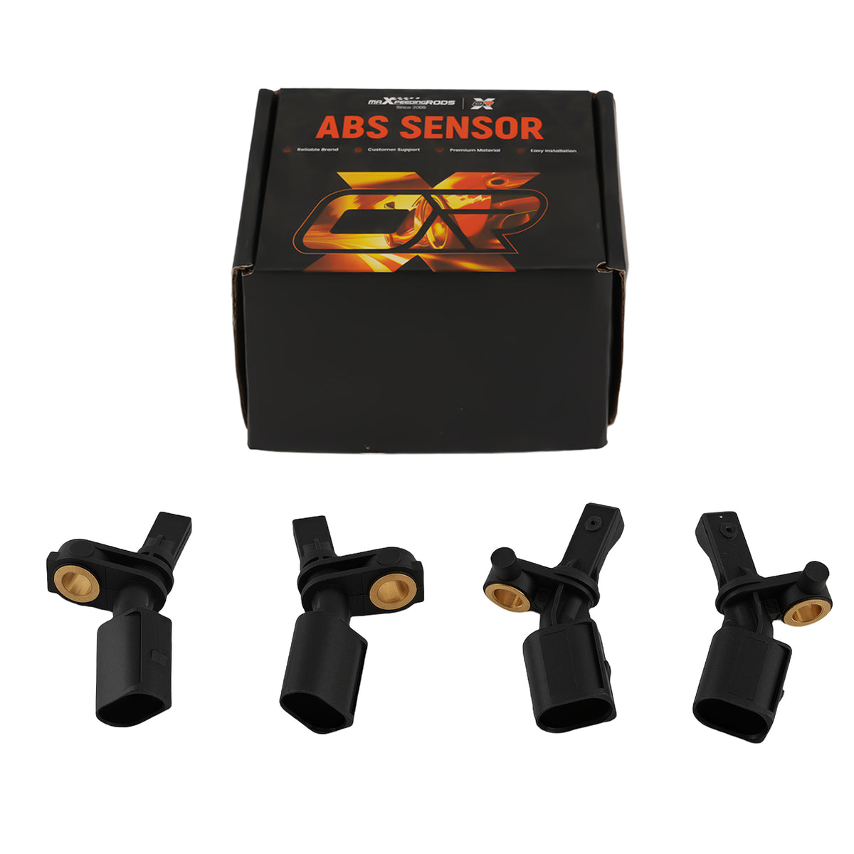 4x ABS Wheel Speed Sensors compatible for Audi A1 A2 A3 Limousine 2013-23 WHT003860-3863