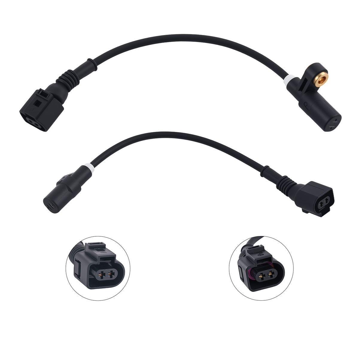 2PC ABS Wheel Speed Sensor Rear compatible for Skoda Octavia I 1U5 Combi 4x4 1999-2006