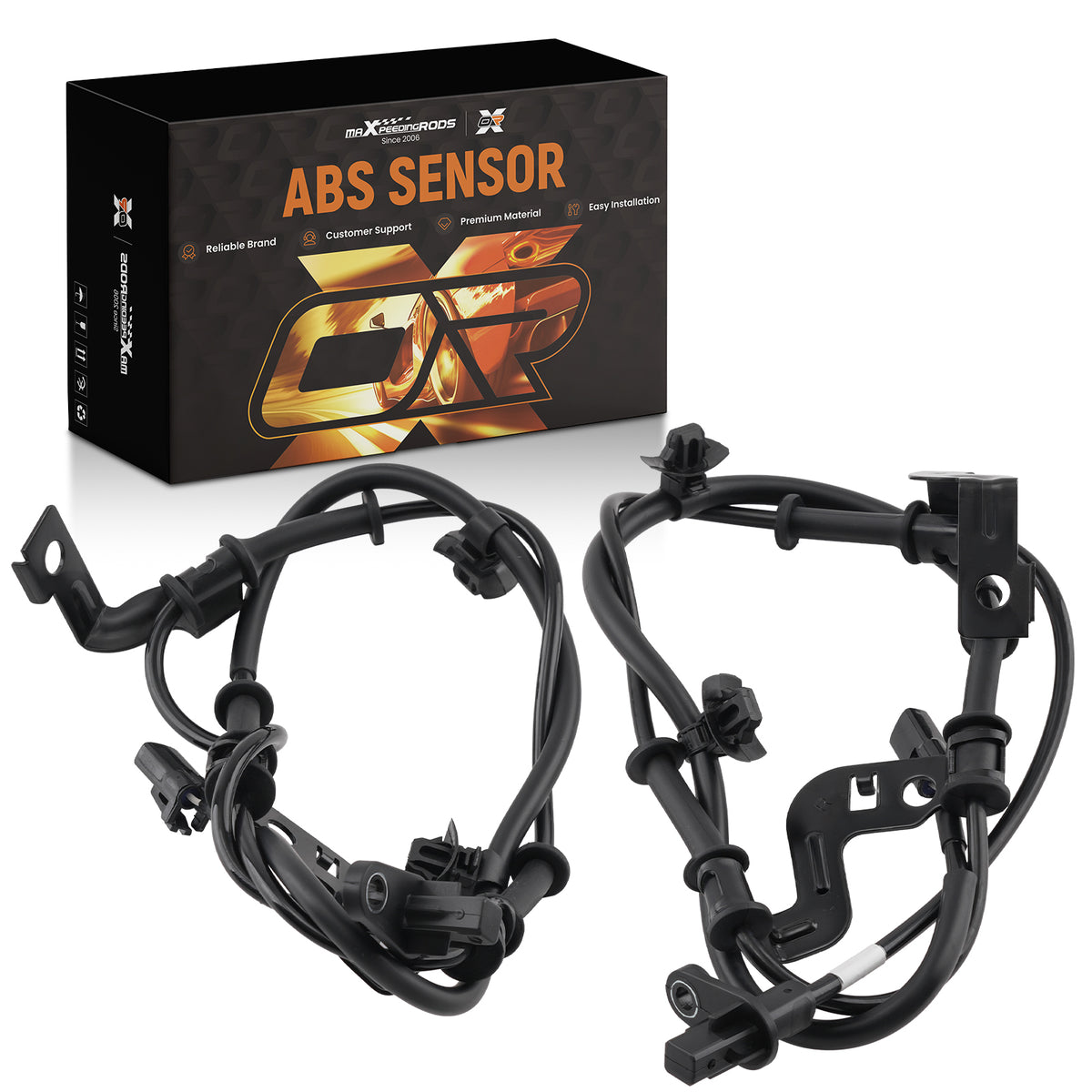 2Pcs ABS Wheel Speed Sensor Front compatible for Kia Forte 2014-2018 ALS2663 ALS2664