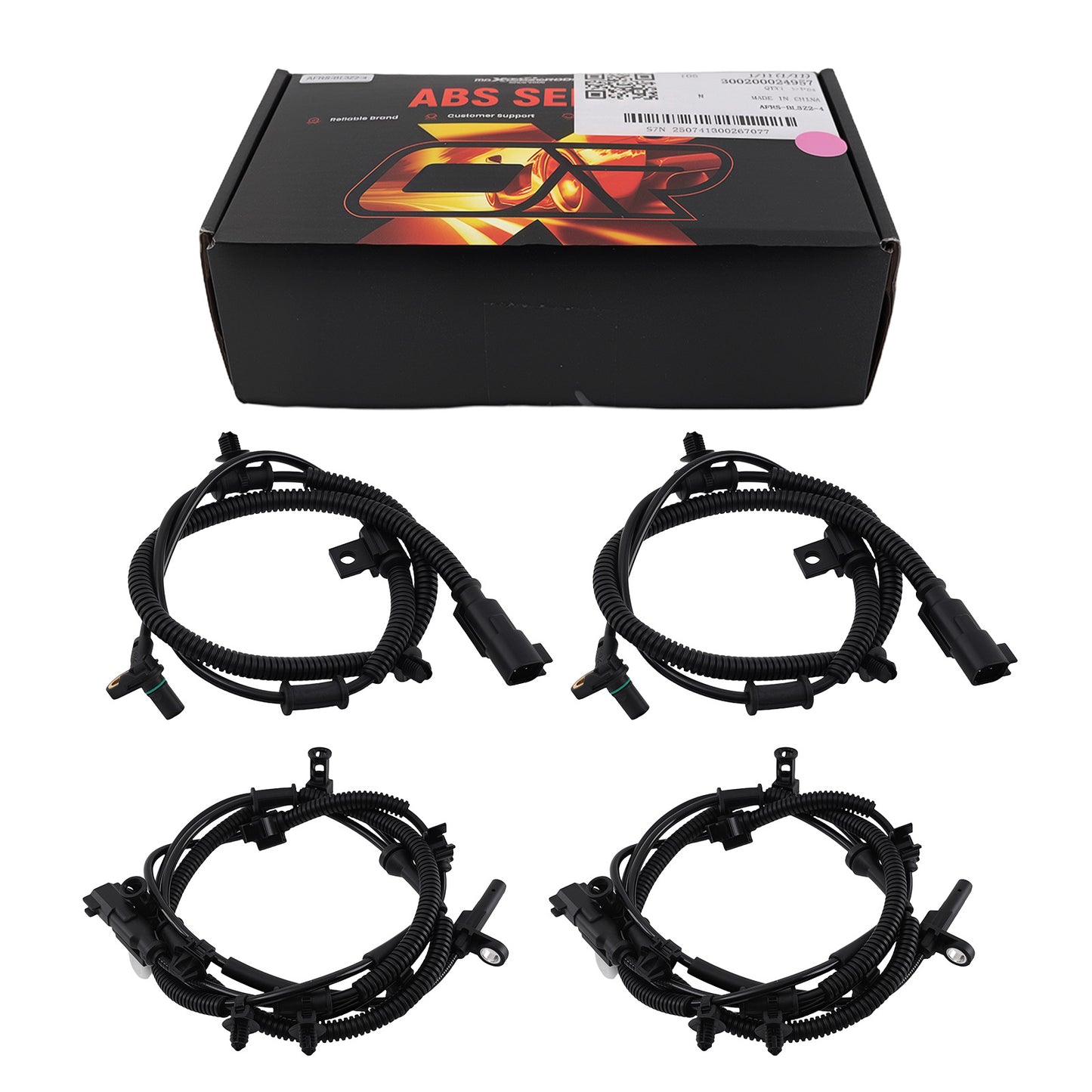 4x ABS Wheel Speed Sensor Set compatible For Ford F-150 3.5L 2011-2014 BL3Z2C190F SU13769