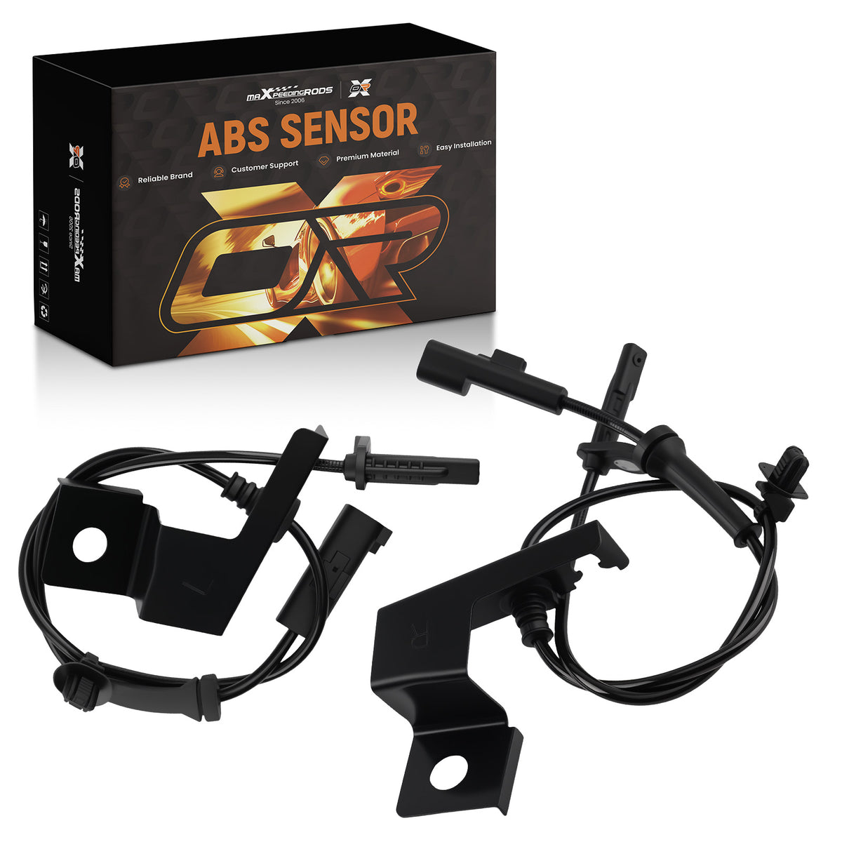 2x ABS Wheel Speed Sensor Front compatible for Ford Fusion compatible for Lincoln MKZ 2013-20 DG9Z2C205A