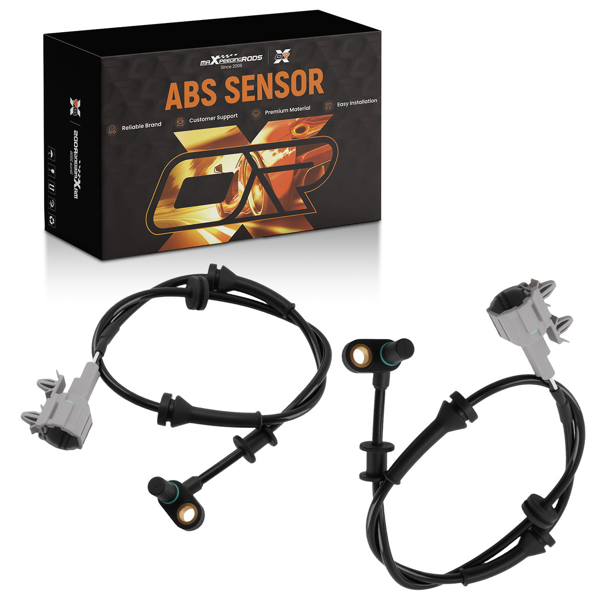 ABS Wheel Speed Sensor Front compatible for Nissan Navara Pathfinder 2005-2014 40202-JR70B