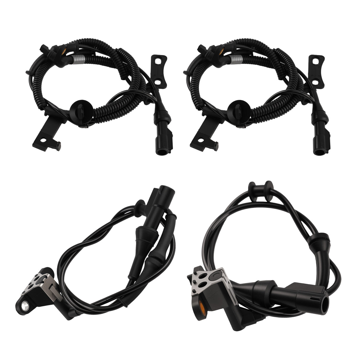 4pcs Front Rear ABS Wheel Speed Sensor compatible For Ford Explorer compatible For Mercury Mountaineer