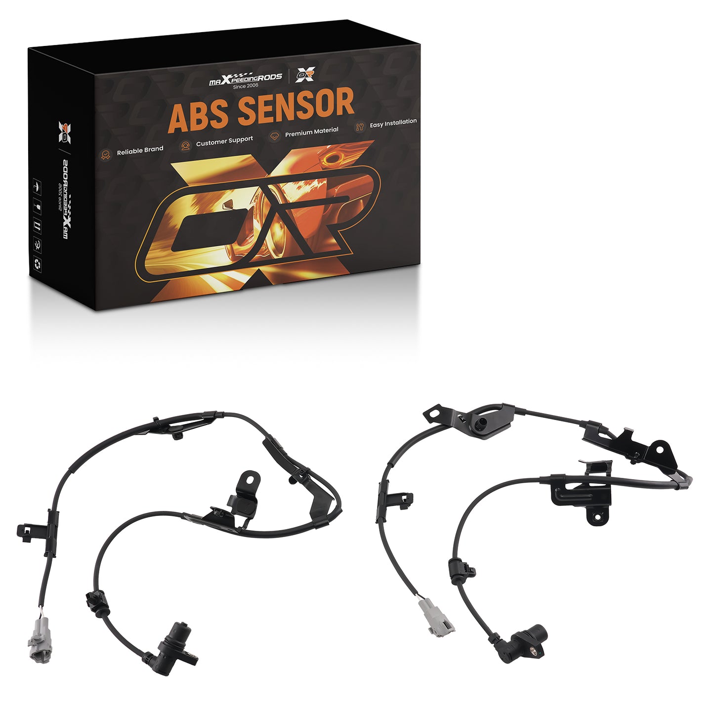 2Pcs ABS Wheel Speed Sensor Front compatible For Toyota 4Runner 1996-02 ALS770 ALS732