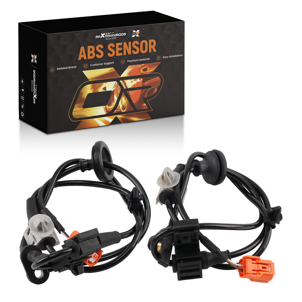 2PCS Front L R ABS Wheel Speed Sensor compatible for Honda Ridgeline 06-14 3.5L ALS1034